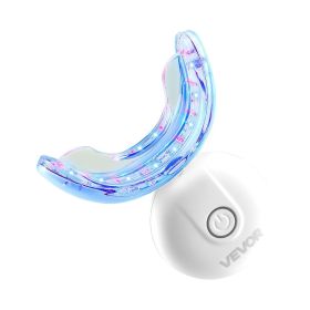 Teeth Whitening Kit with LED Light, 32 LED Accelerator Lights, Whitening Strips, Pens and Gel Syringes, U-Shaped Tray