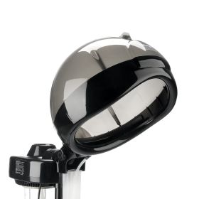 Professional Hair Steamer for Deep Conditioning, 11.81-inch Hooded Ionic Hair Steamer with 2 Modes, Height-Adjustable Standing Hair Steamer with
