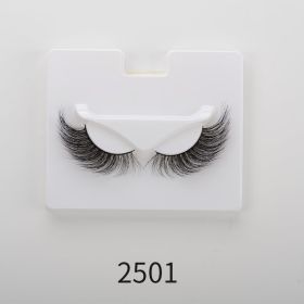 25mm Angel Winged Eyelashes Handmade Thick Theatrical Curly Fake Eyelash Black Natural Long Lash For Eyelash Extension Wholesale (Color: 2501)